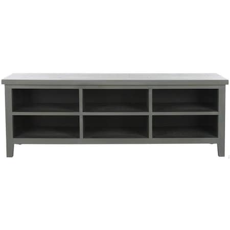 Safavieh Sadie Low Bookshelf, French Grey - 18 x 15.7 x 51.2 in. AMH6525B
